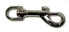 Bolzenkarabinerhaken 10mm vernickelt 10-1034