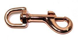 Bolzenkarabinerhaken 10mm rosegold 11-1000