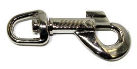 Bolzenkarabinerhaken 12mm vernickelt 10-1040