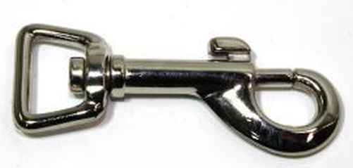 Bolzenkarabinerhaken 15mm vernickelt 10-0010