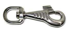 Bolzenkarabinerhaken 16mm vernickelt 10-1001