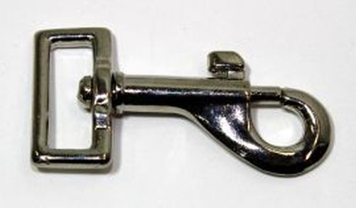 Bolzenkarabinerhaken 20mm vernickelt 10-0006