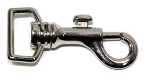 Bolzenkarabinerhaken 20mm vernickelt 10-0013