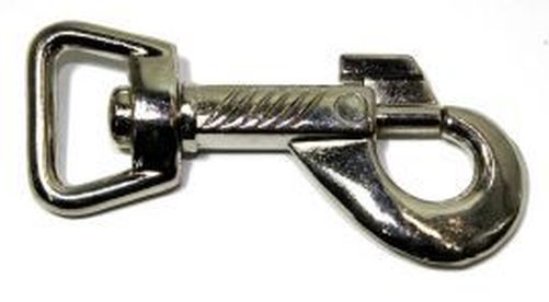 Bolzenkarabinerhaken 20mm vernickelt 10-0044