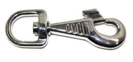 Bolzenkarabinerhaken 20mm vernickelt 10-1002
