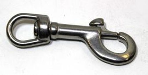 Bolzenkarabinerhaken 65mm Edelstahl 16-1003