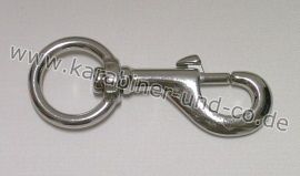Bolzenkarabinerhaken 120mm Edelstahl 16-1008