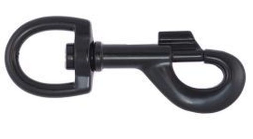 Bolzenkarabinerhaken 20mm schwarz 10-1086