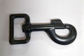 Bolzenkarabinerhaken 25mm schwarz 10-0079 