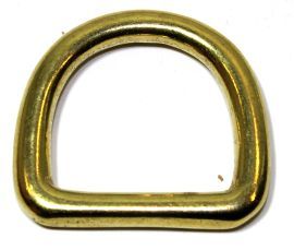 D-Ring 22x4,0mm Messing 12-4002