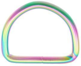 D-Ring 30x4mm Regenbogen, Neo Chrom 17-4030