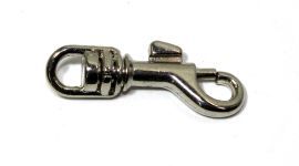 Karabinerhaken für Schlüsselbänder 8mm vernickelt 10-1006