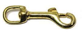 Karabinerhaken 13mm Messing 12-1014