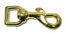 Karabinerhaken 16mm Messing 12-0000
