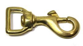 Karabinerhaken 19mm Messing 12-0001