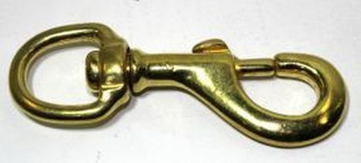 Karabinerhaken 22mm Messing 12-1004