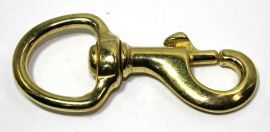 Karabinerhaken 25mm Messing 12-1003