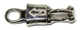 Panikhaken vernickelt 10-1021