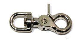 Scherenkarabinerhaken 10mm vernickelt 10-1025