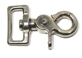 Scherenkarabinerhaken 25mm vernickelt 10-0036
