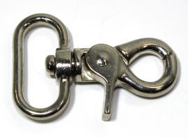 Scherenkarabinerhaken 25mm vernickelt 10-0039