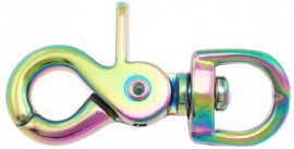 Scherenkarabinerhaken Regenbogen, Neo Chrom 13 mm 17-0050