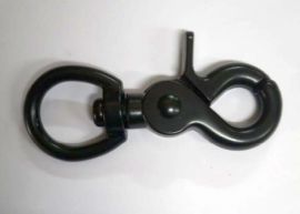 Scherenkarabinerhaken 17mm schwarz 10-1090