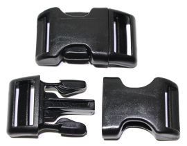 Aktionspreis !!! Steckschnalle 16mm Kunststoff gebogene Form Wienerlock 18-2030