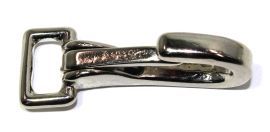 Karabinerhaken - Zügelsnap 16mm Messing vernickelt 12-0011